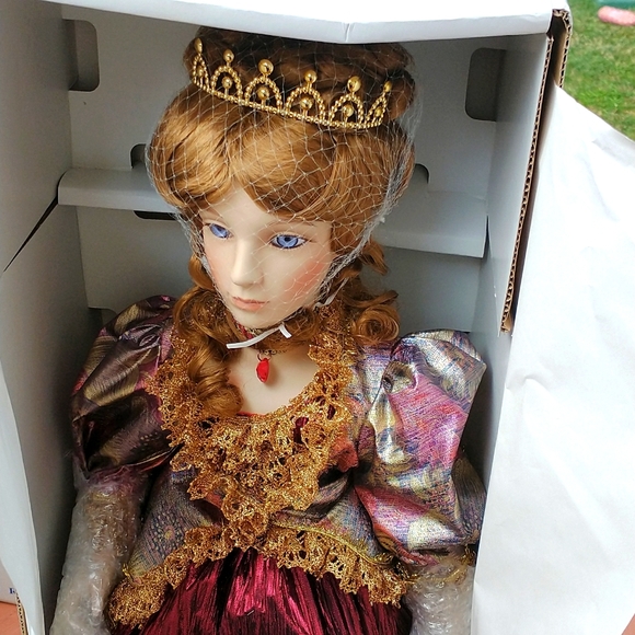 New Porcelain Agnes Doll - Picture 1 of 16